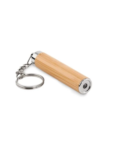 Mini Torche Écologique en Bambou Personnalisée PIANTI - Éclairage Pratique Économique