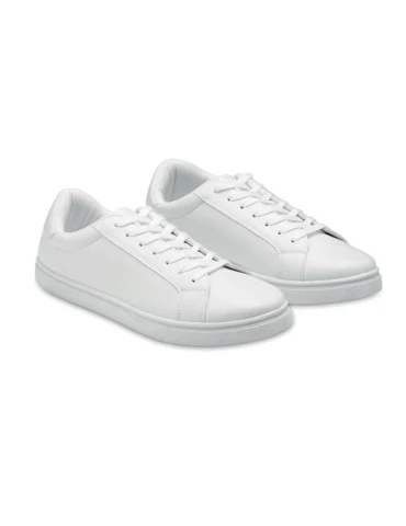 Baskets Personnalisées en PU Confortables et Élégantes Taille 45 Blancos