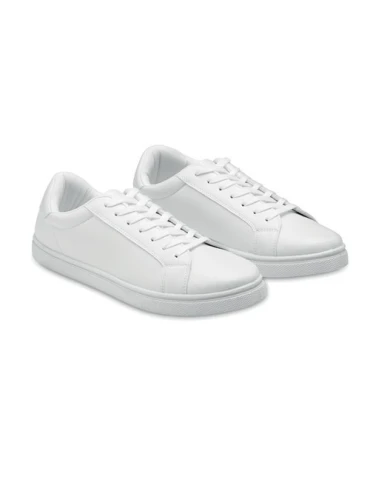 Baskets Personnalisées en PU Confortables et Stylées Taille 43 - BLANCOS