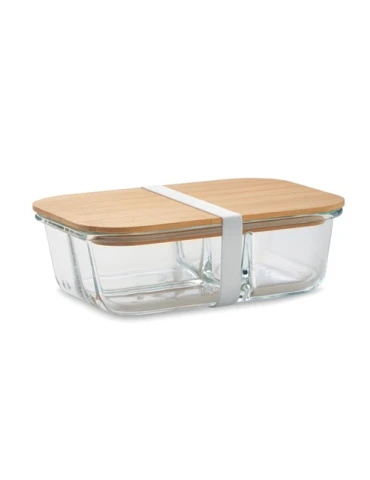 Lunchbox Écologique en Verre et Bambou Personnalisée TUNDRA 3