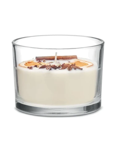 Bougie écologique en cire végétale 300g personnalisée CITRUS