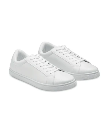 Baskets Légères et Stylées en PU Taille 44 Personnalisées BLANCOS