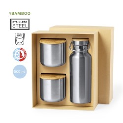 Set Dickinson : Bidon et Mug Isotherme en Acier Inox