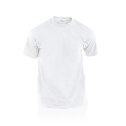 T-Shirt Adulte Blanc 100% Coton - Hecom