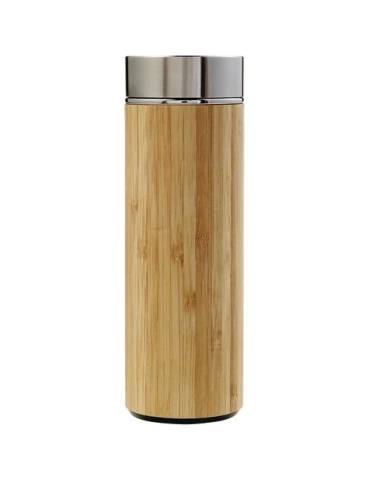 Bouteille isotherme écologique de 420 ml en bambou Yara
