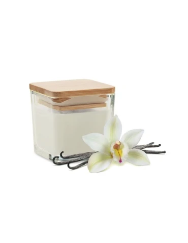 Bougie parfumée carrée 50gr personnalisée idéale pour décorer PILA