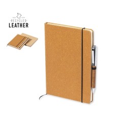 Set Nauthax : Cahier et Stylo en Cuir Recyclé