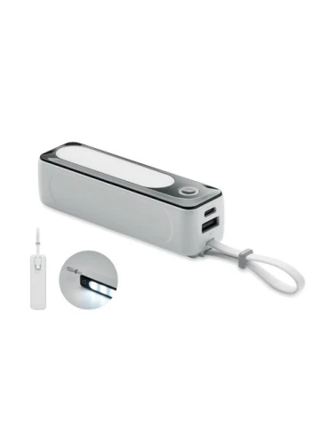 Powerbank publicitaire 5000 mAh avec éclairage COB - POWLIGHT