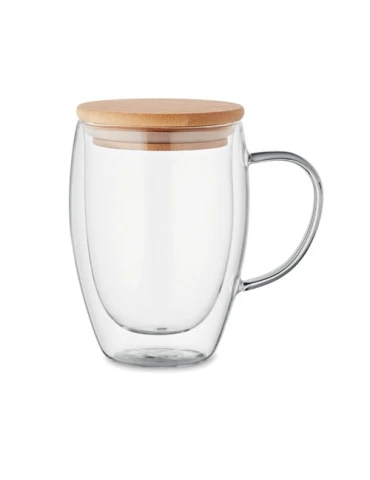 Mug personnalisé en verre double paroi 350ml - TIROL