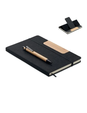 Carnet A5 écologique personnalisé avec stylo - NOTEMIX RPET