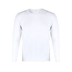 T-Shirt Long Sleeve Blanc Adulte - Iconic