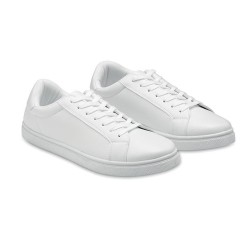 Baskets en PU Taille 41 - Confort et Style Blanc