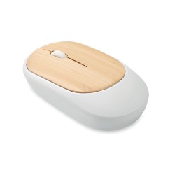 Souris sans fil en bambou CURVY BAM