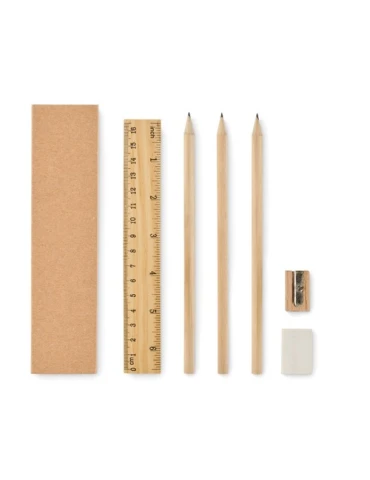 Set d'écriture écologique personnalisé en boîte en papier STOX