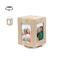 Porte-Photos Vesper : Design Élégant en Bois Naturel