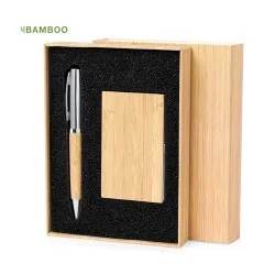 Set de Stylos et Porte-Cartes Écologiques Personnalisés Jarviner à Prix Abordable