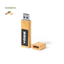 Clé USB Afroks 16GB en Bambou - Écologique et Élégante