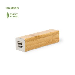 Power Bank Godimer en Bambou - Écologique et Pratique