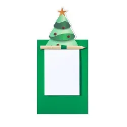 Bloc-Notes Magnétique Personnalisé pour Noël Clemen