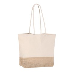 Sac Shopping Bitalex en Jute et Coton