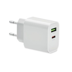 Chargeur 18W 2 Ports - Prise UE