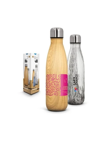BOUTEILLE GOURDE ISOTHERME DOUBLE-PAROI INOX 50 cl