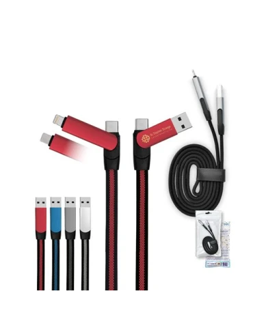 CABLE DE CHARGE RAPIDE ET TRANSFERT 6 EN 1