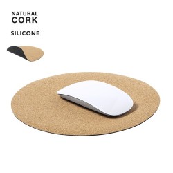 Tapis Souris Topick Circulaire en Liège Naturel