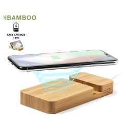 Power Bank Dralia : Chargeur Multifonction en Bambou