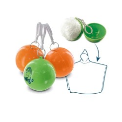 Poncho PE en Boule Plastique - Pratique et Compact