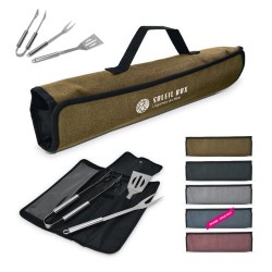 Set de 3 Ustensiles BBQ - Devenez le Roi du Grill