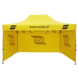 Tonnelle pliante personnalisée 3x6m - Mobilier événementiel pas cher