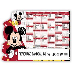 Calendrier bancaire MICKEY 2025 - Personnalisable