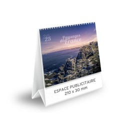 Calendrier Chevalet PAYSAGES DE FRANCE 2025