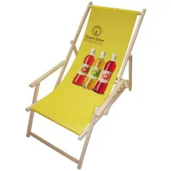 Transat en bois confort - Tente étoile personnalisée 10m, idéale pour événements pas cher
