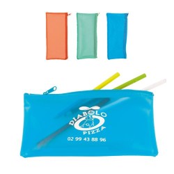 Trousse en PVC Translucide - Élégance et Praticité