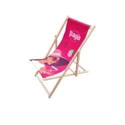 Transat en bois personnalisable pas cher - VIGO