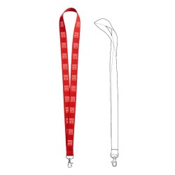 Cordon Tour de Cou Personnalisé - Lanyard 92 cm