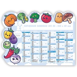 Calendrier bancaire Fruits & Légumes 2025