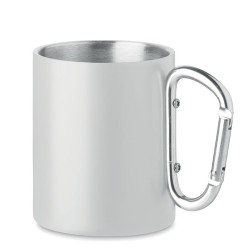 Mug en Métal AROM avec Poignée Mousqueton