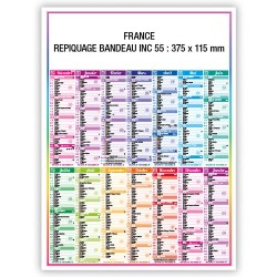 Calendrier Bancaire 2025 - 4 Saisons France