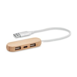 Hub USB 3 Ports 2 en 1 VINA C - Écologique et Pratique