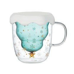 Tasse Double Paroi en Verre VERDE - Élégance et Praticité