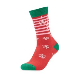 Chaussettes de Noël Joyful L - Écologiques et Festives