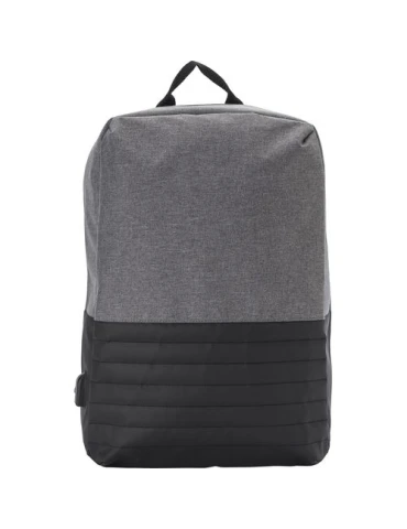 Sac à dos antivol en PVC personnalisé pour ordinateur avec USB Asim