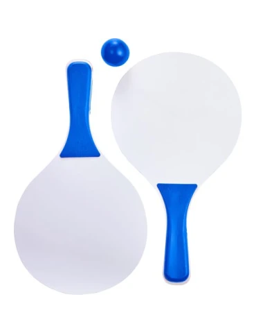 Set de 2 raquettes de plage en bois personnalisées économiques Eliza