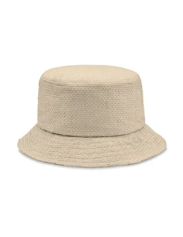 Chapeau bob en paille personnalisé BILGOLA+