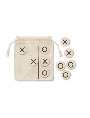 Jeu de morpion en bois personnalisé - Cadeau d'entreprise unique TOPOS