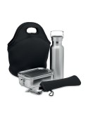 Set à Déjeuner Acier Inox ILY - Cadeau Idéal Personnalisée pas cher