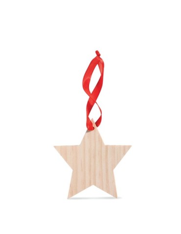 Étoile à Accrocher WOOSTAR - Déco de Noël Élégante